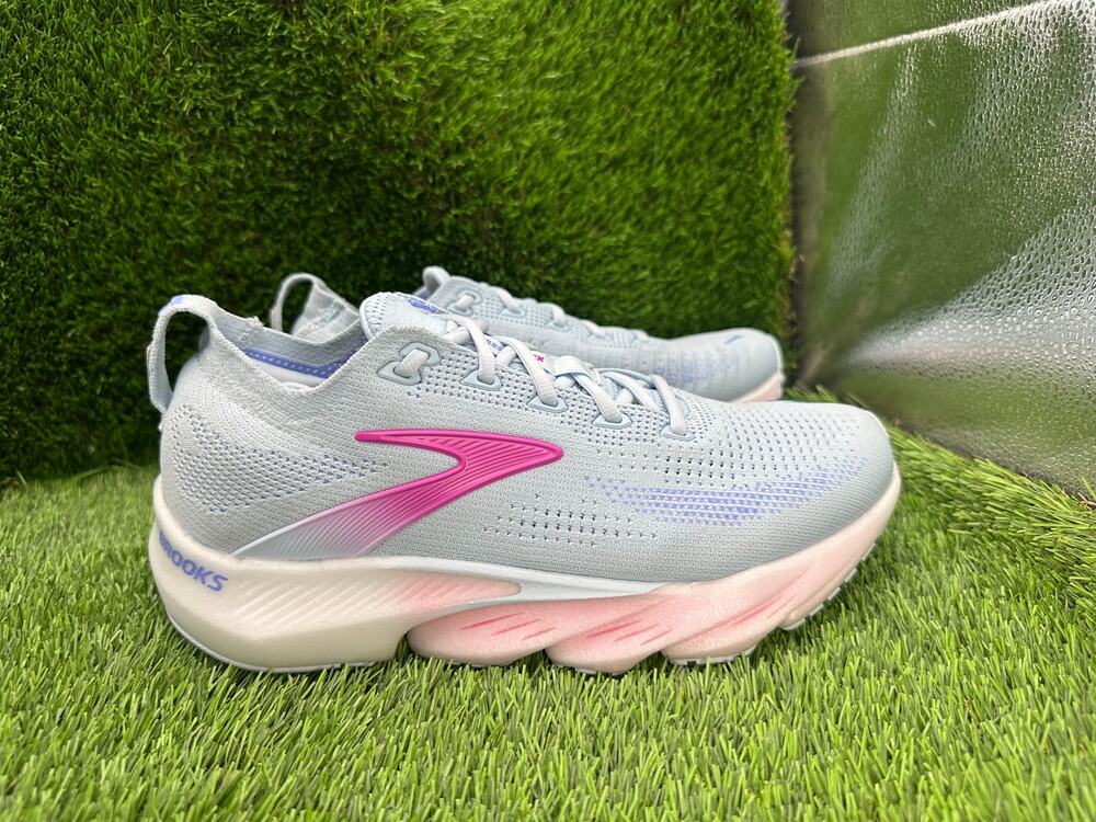 Brooks Glycerin Flex 1204671B477 Athletic Sneaker Womens 8.5B Blue Knit Running